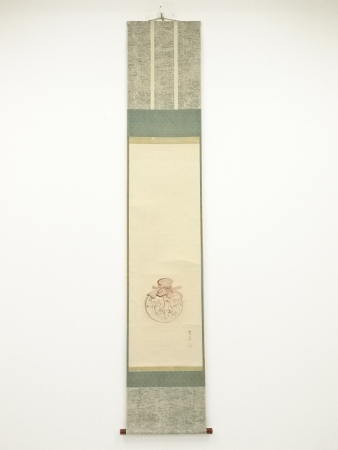JAPANESE HANGING SCROLL / HAND PAINTED / RED SNAPPER